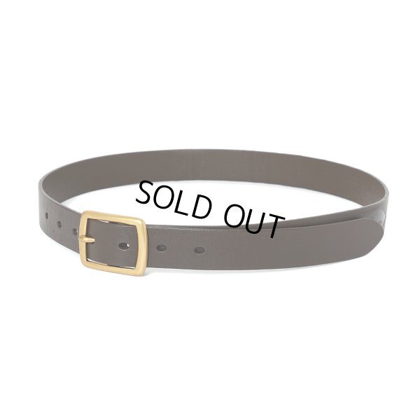 画像2: CHALLENGER/FIRE LEATHER BELT（BROWN）［ファイヤーレザーベルト-25春夏］