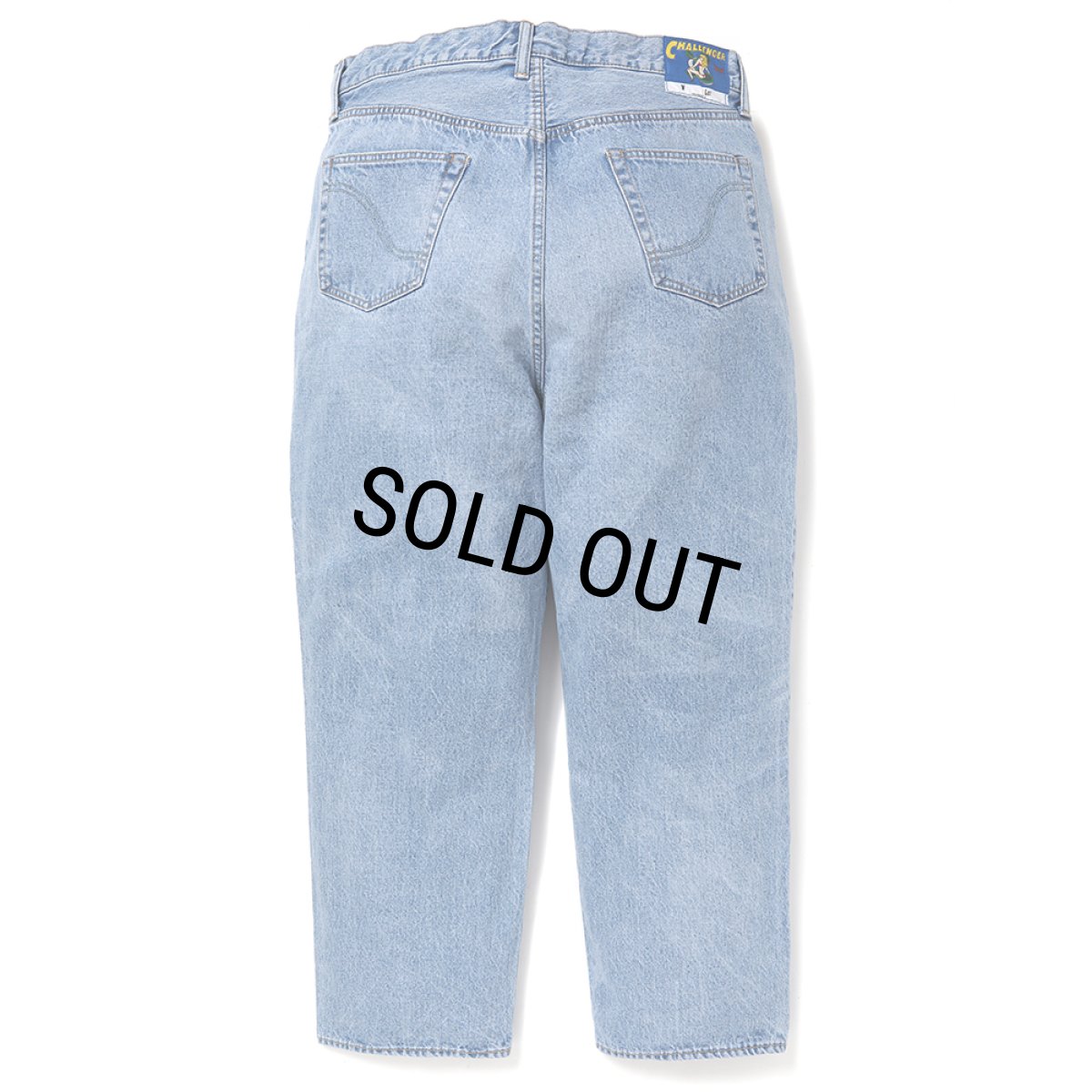 画像2: CHALLENGER/DENIM PANTS（WASHED INDIGO）［デニムパンツ-25春夏］ (2)