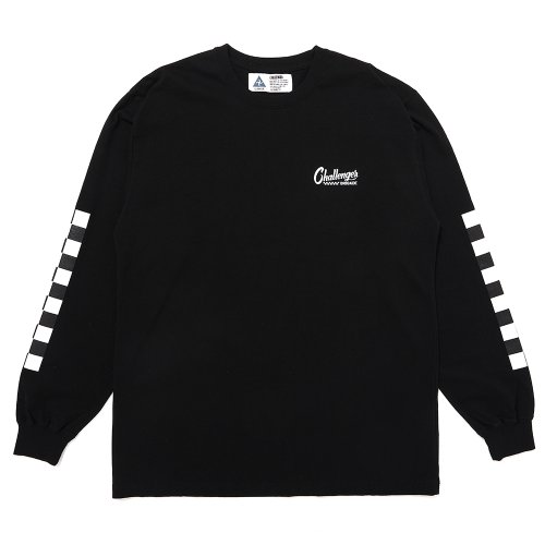 他の写真1: CHALLENGER/L/S CHECKER TEE（BLACK）［プリント長袖T-25春夏］