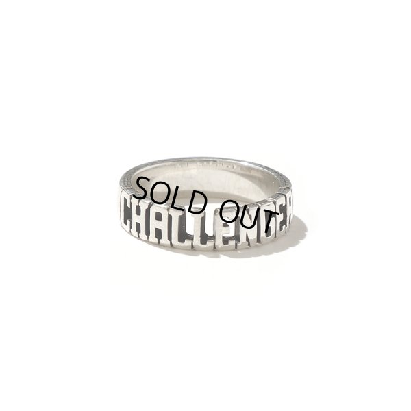 画像1: CHALLENGER/LOGO RING（SILVER）［ロゴリング-25春夏］
