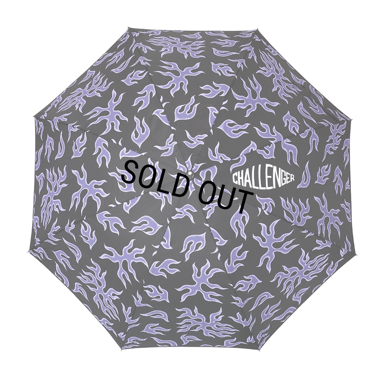 画像2: CHALLENGER/FIRE UMBRELLA（BLACK/PURPLE）［ファイヤーアンブレラ-25春夏］ (2)