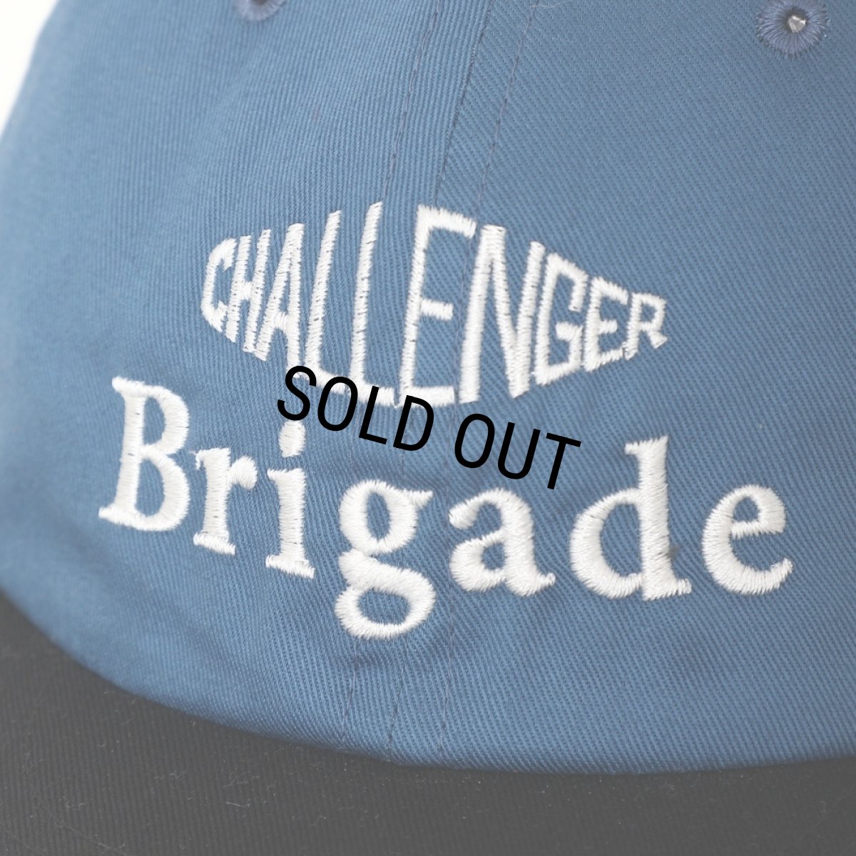 画像3: CHALLENGER/CLASSIC TWILL CAP（BLUE/BLACK）［クラシックツイルキャップ-25春夏］ (3)