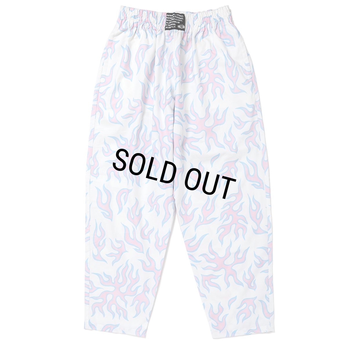 画像1: CHALLENGER/FIRE PANTS（LT PINK/WHITE）［ファイヤーパンツ-25春夏］ (1)