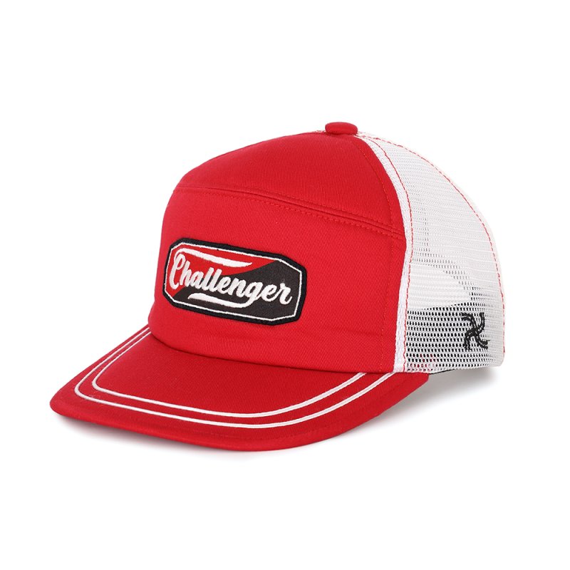 画像1: CHALLENGER/TWO TONE LOGO CAP（RED）［ツートーンロゴキャップ-25春夏］