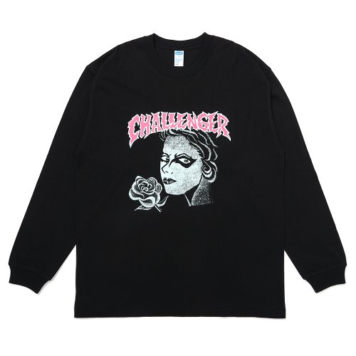 他の写真1: CHALLENGER/L/S PUNK GIRL TEE（BLACK）［プリント長袖T-25春夏］