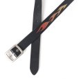 画像6: CHALLENGER/FIRE LEATHER BELT（BLACK）［ファイヤーレザーベルト-25春夏］