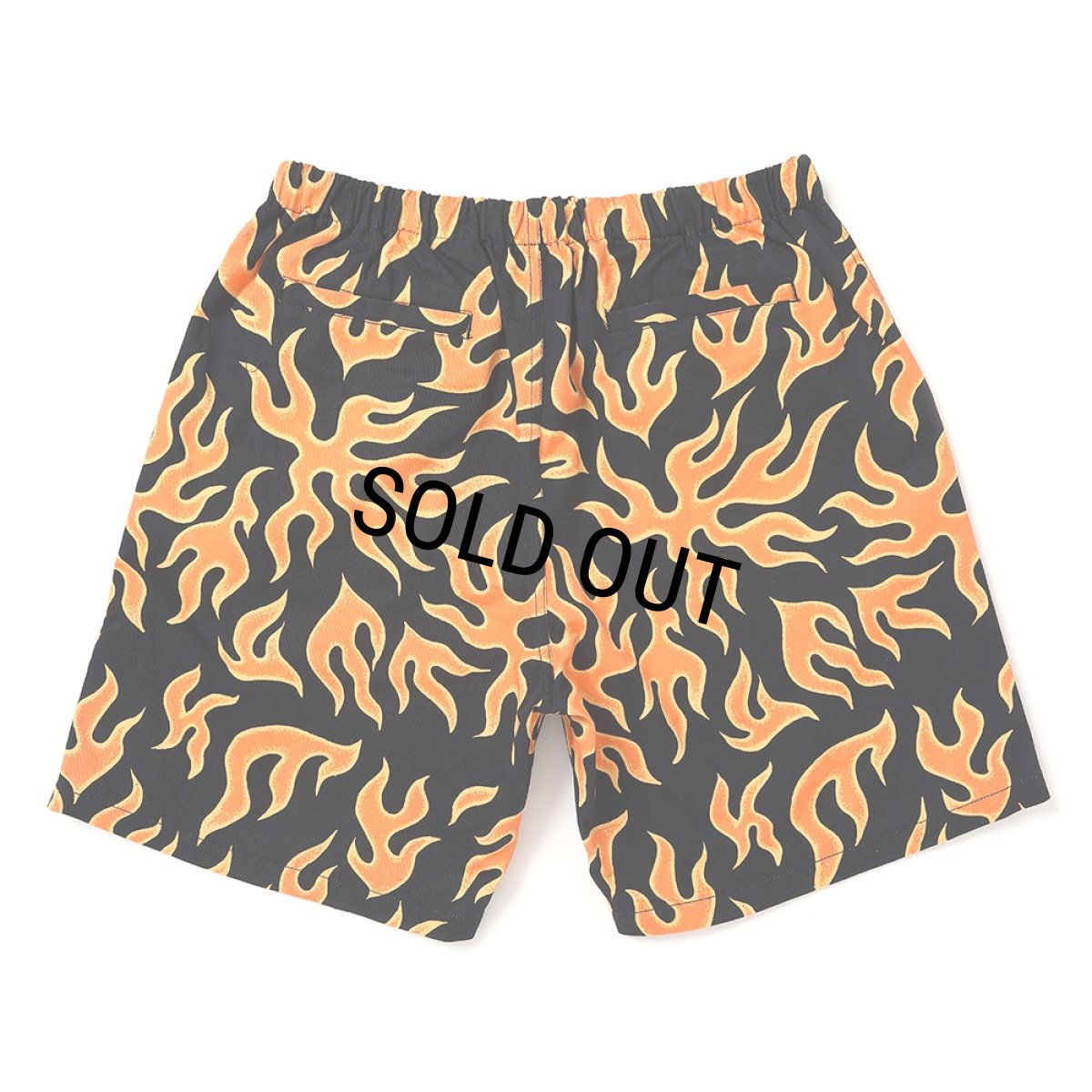 画像2: CHALLENGER/FIRE SHORTS（ORANGE/BLACK）［ファイヤーショーツ-25春夏］ (2)