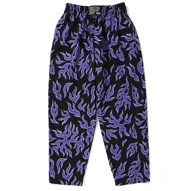 画像1: CHALLENGER/FIRE PANTS（PURPLE/BLACK）［ファイヤーパンツ-25春夏］