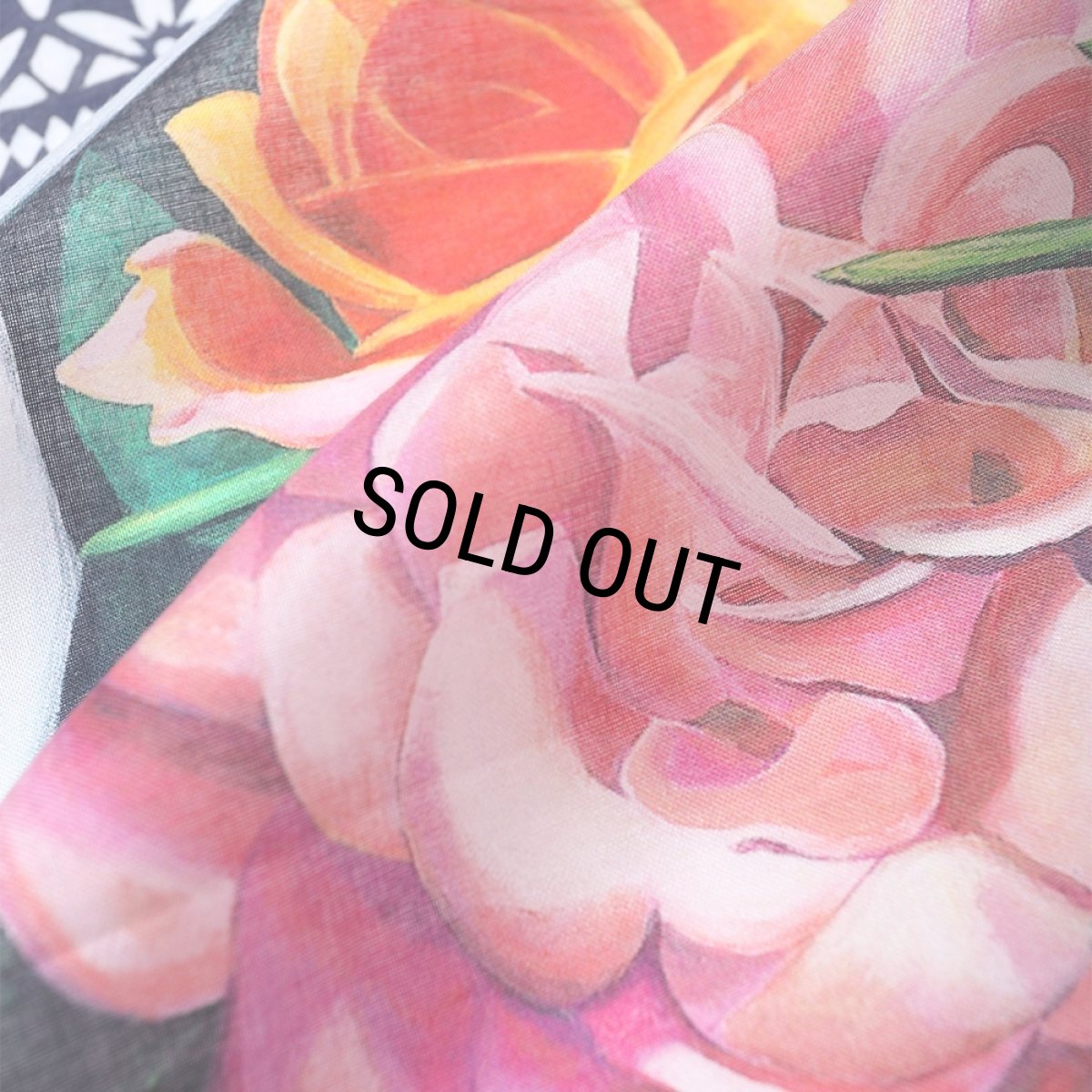 画像3: CHALLENGER/FLOWER BANDANA（NAVY）［フラワーバンダナ-25春夏］ (3)