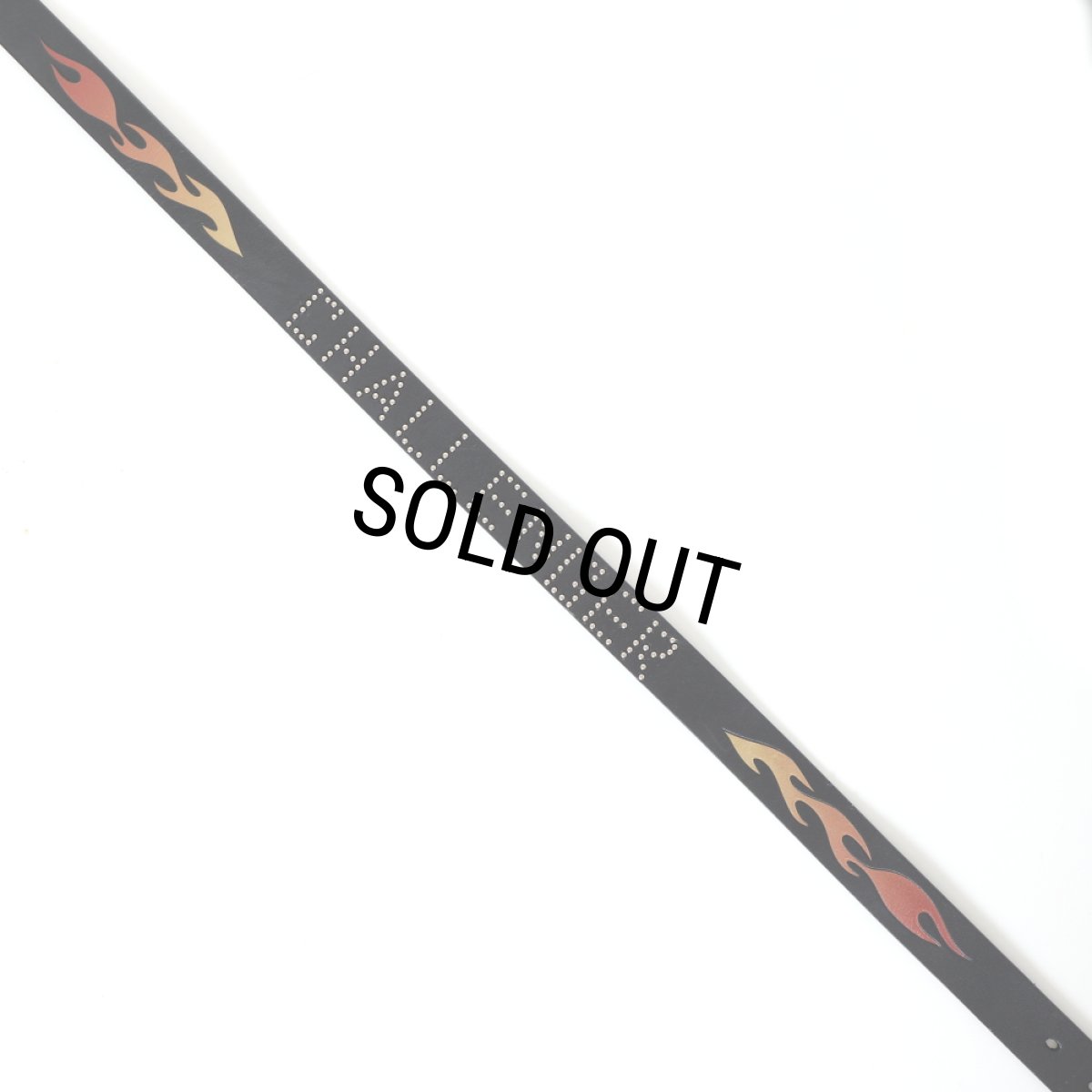 画像7: CHALLENGER/FIRE LEATHER BELT（BLACK）［ファイヤーレザーベルト-25春夏］ (7)