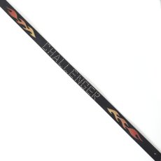 画像7: CHALLENGER/FIRE LEATHER BELT（BLACK）［ファイヤーレザーベルト-25春夏］ (7)