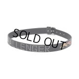 CHALLENGER/FIRE LEATHER BELT（BLACK）［ファイヤーレザーベルト-25春夏］