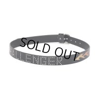 CHALLENGER/FIRE LEATHER BELT（BLACK）［ファイヤーレザーベルト-25春夏］
