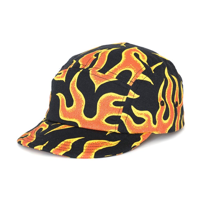 画像1: CHALLENGER/FIRE JET CAP（ORANGE/BLACK）［ファイヤージェットキャップ-25春夏］