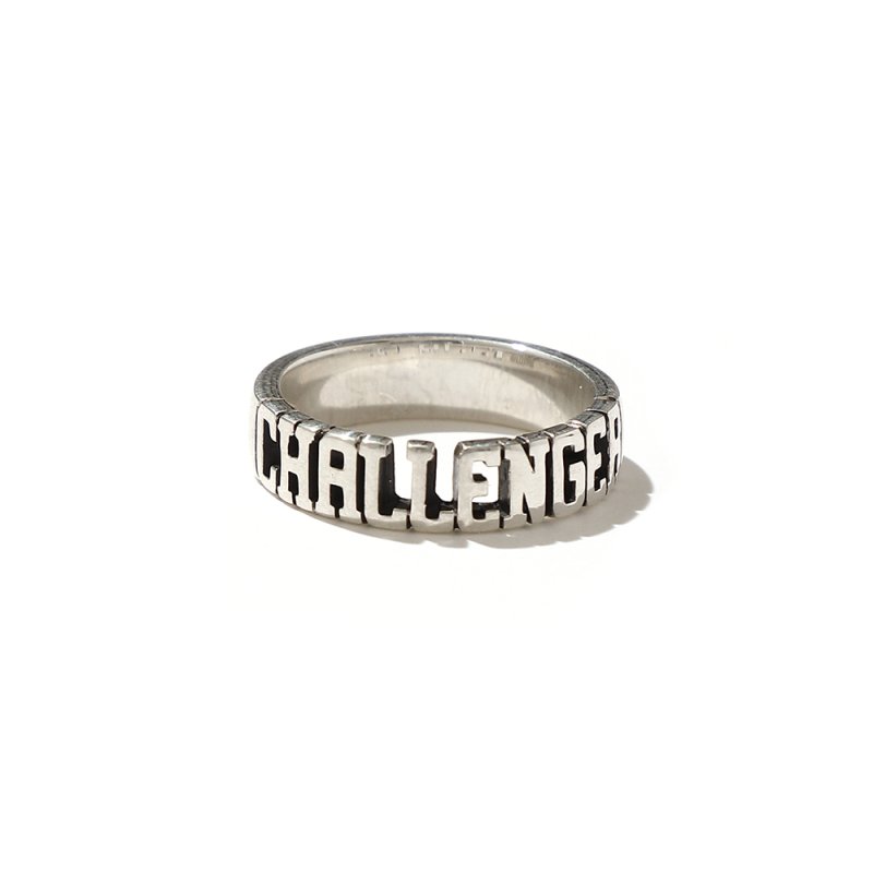 画像1: CHALLENGER/LOGO RING（SILVER）［ロゴリング-25春夏］
