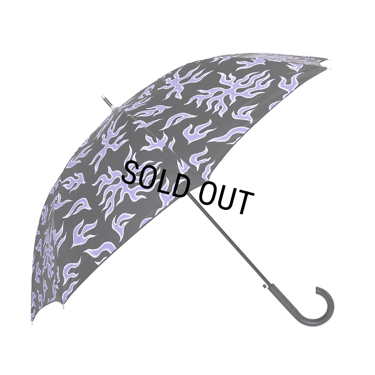 画像1: CHALLENGER/FIRE UMBRELLA（BLACK/PURPLE）［ファイヤーアンブレラ-25春夏］ (1)