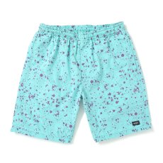 画像1: CHALLENGER/SPLATTER MARINE SHORTS（MINT）［スプラッターマリンショーツ-25春夏］ (1)