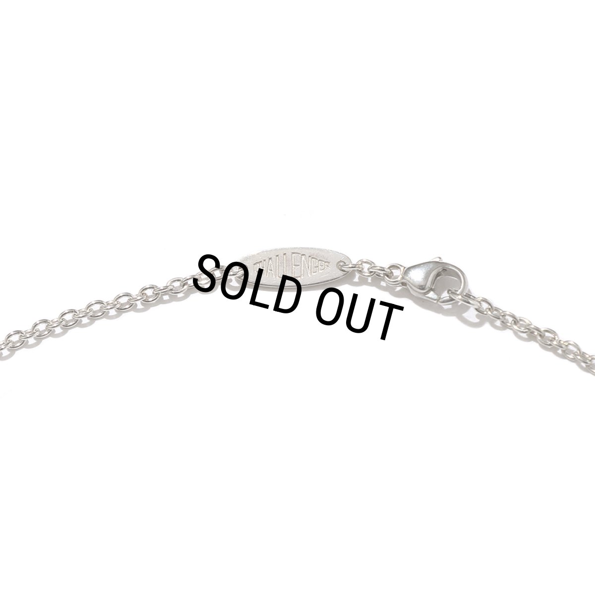 画像3: CHALLENGER/LOGO NECKLACE（SILVER）［ロゴネックレス-25春夏］ (3)