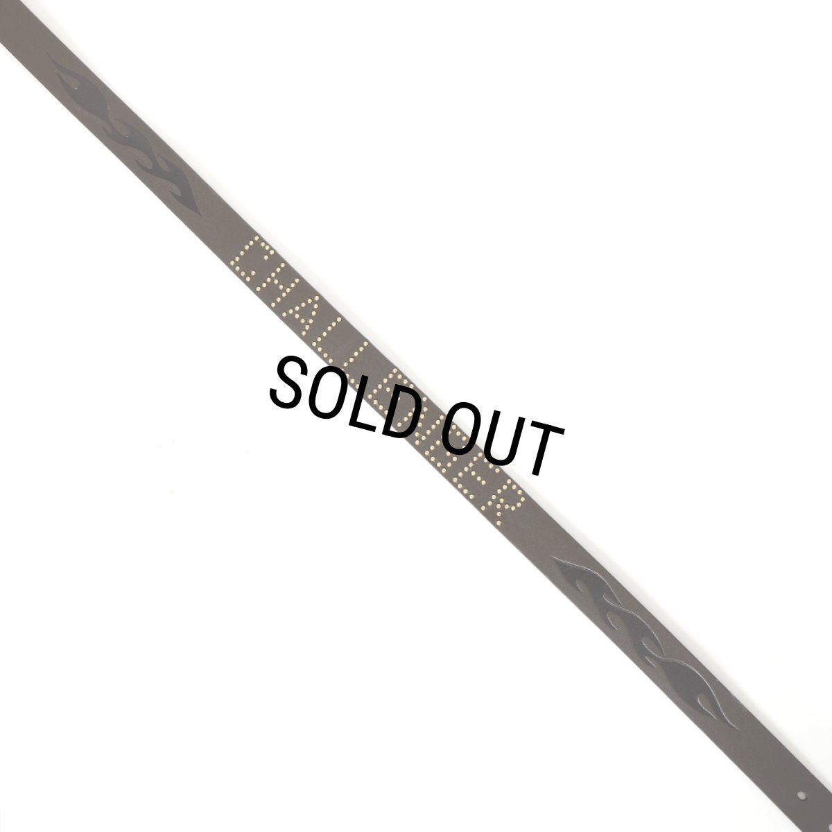 画像3: CHALLENGER/FIRE LEATHER BELT（BROWN）［ファイヤーレザーベルト-25春夏］ (3)