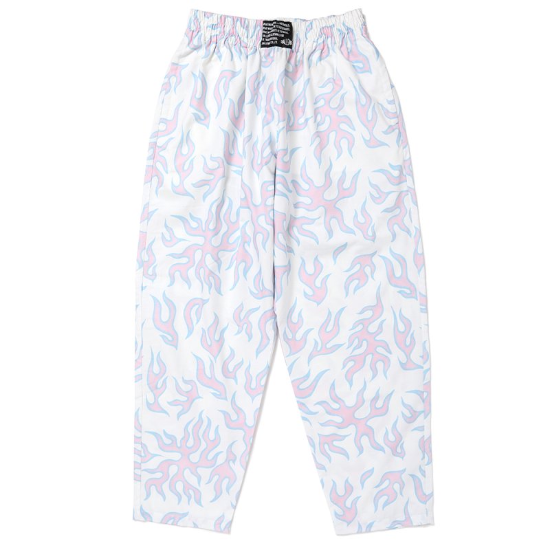 画像1: CHALLENGER/FIRE PANTS（LT PINK/WHITE）［ファイヤーパンツ-25春夏］