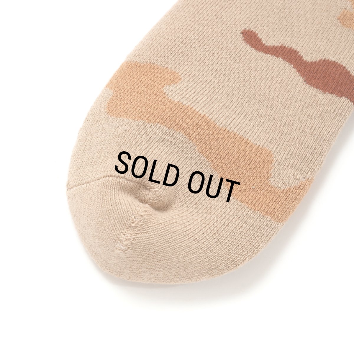 画像3: CHALLENGER/CAMO SOCKS（BEIGE CAMO）［カモソックス-25春夏］ (3)