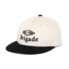 画像1: CHALLENGER/CLASSIC TWILL CAP（WHITE/BLACK）［クラシックツイルキャップ-25春夏］ (1)