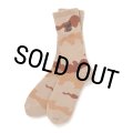 CHALLENGER/CAMO SOCKS（BEIGE CAMO）［カモソックス-25春夏］