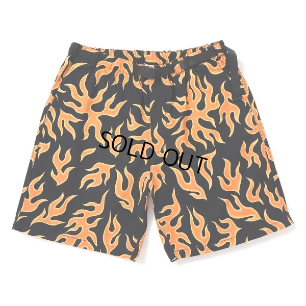 画像1: CHALLENGER/FIRE SHORTS（ORANGE/BLACK）［ファイヤーショーツ-25春夏］