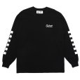 画像2: CHALLENGER/L/S CHECKER TEE（BLACK）［プリント長袖T-25春夏］ (2)