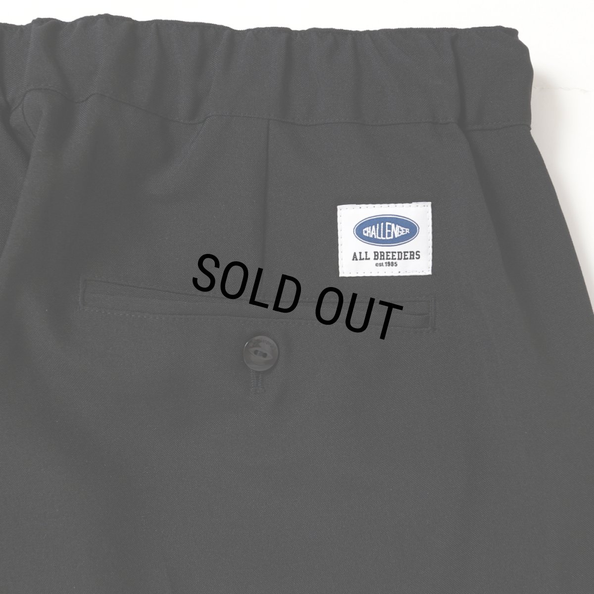 画像7: CHALLENGER/PANAMA PANTS（BLACK）［パナマパンツ-25春夏］ (7)