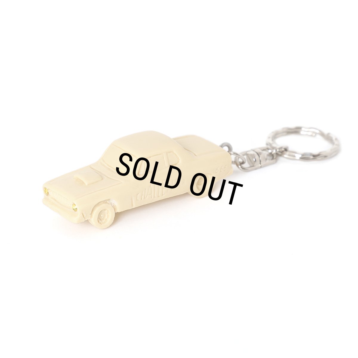 画像1: CHALLENGER × MASA SCULP CAR KEY RING（IVORY）［カーキーリング-25春夏］ (1)