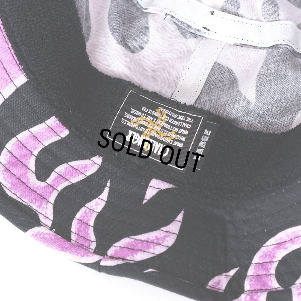 画像5: CHALLENGER/FIRE HAT（PURPLE/BLACK）［ファイヤーハット-25春夏］ (5)