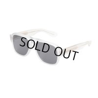 CHALLENGER/Lunetta BADA SUNGLASSES（WHITE/BLACK LENS）［サングラス-25春夏］