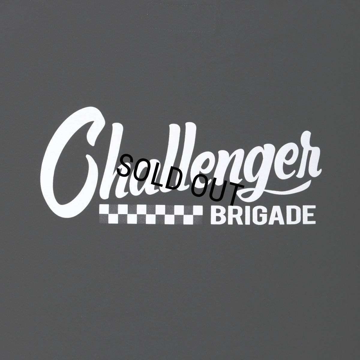 画像4: CHALLENGER/L/S CHECKER TEE（BLACK）［プリント長袖T-25春夏］ (4)