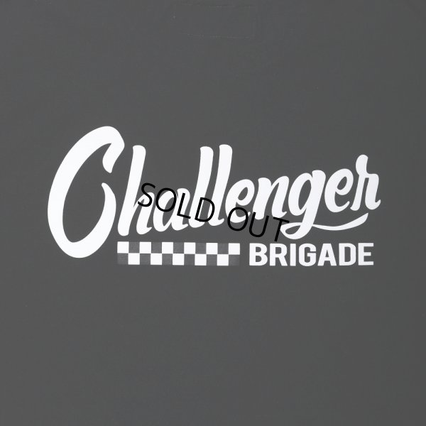 画像4: CHALLENGER/L/S CHECKER TEE（BLACK）［プリント長袖T-25春夏］