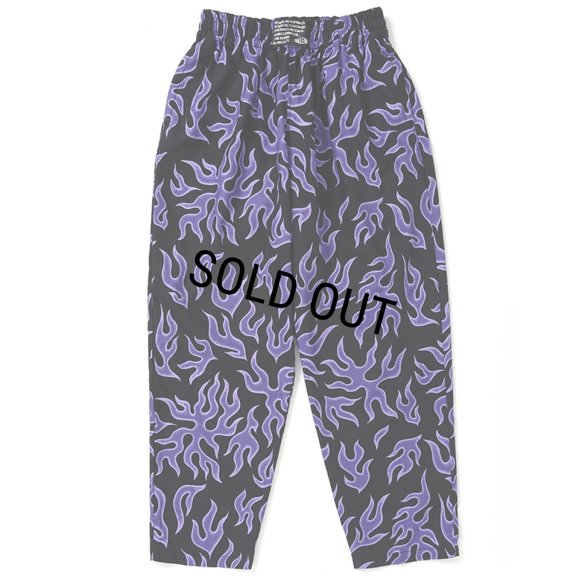 画像1: CHALLENGER/FIRE PANTS（PURPLE/BLACK）［ファイヤーパンツ-25春夏］ (1)