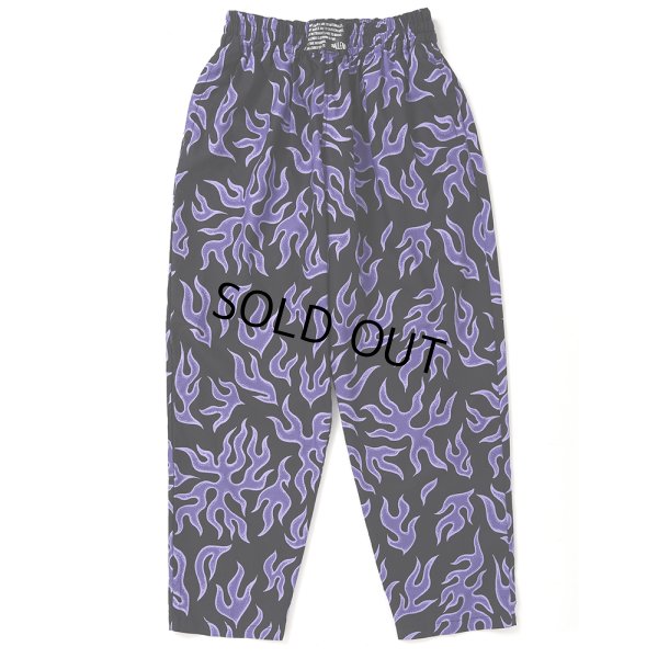 画像1: CHALLENGER/FIRE PANTS（PURPLE/BLACK）［ファイヤーパンツ-25春夏］