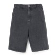 画像2: CHALLENGER/BAGGY SHORTS（WASHED BLACK）［バギーショーツ-25春夏］ (2)