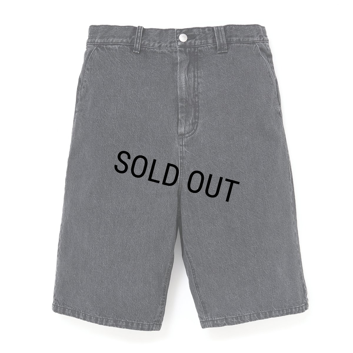 画像2: CHALLENGER/BAGGY SHORTS（WASHED BLACK）［バギーショーツ-25春夏］ (2)