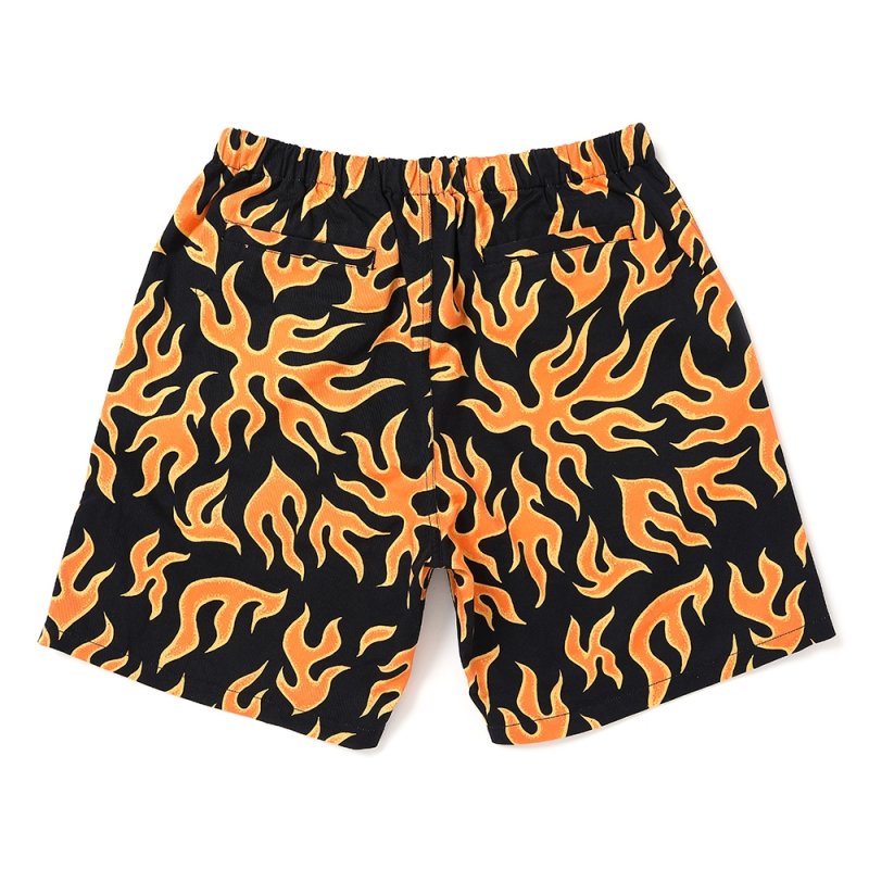 画像2: CHALLENGER/FIRE SHORTS（ORANGE/BLACK）［ファイヤーショーツ-25春夏］
