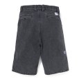 画像1: CHALLENGER/BAGGY SHORTS（WASHED BLACK）［バギーショーツ-25春夏］ (1)