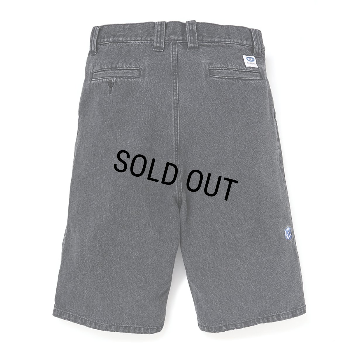 画像1: CHALLENGER/BAGGY SHORTS（WASHED BLACK）［バギーショーツ-25春夏］ (1)