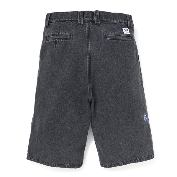 画像1: CHALLENGER/BAGGY SHORTS（WASHED BLACK）［バギーショーツ-25春夏］