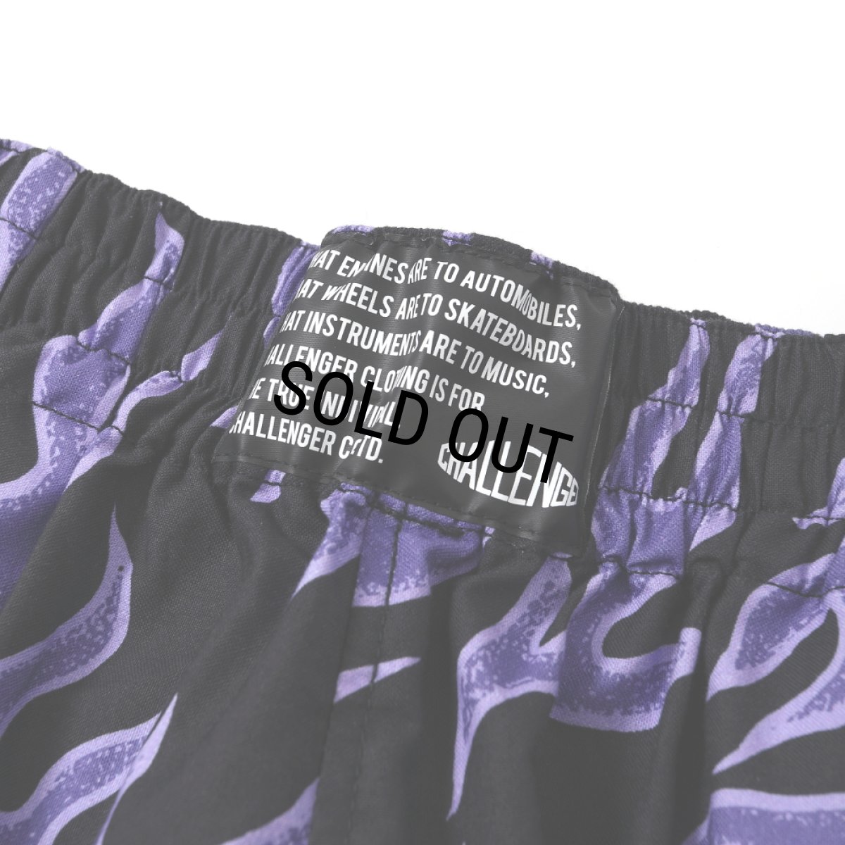 画像4: CHALLENGER/FIRE PANTS（PURPLE/BLACK）［ファイヤーパンツ-25春夏］ (4)