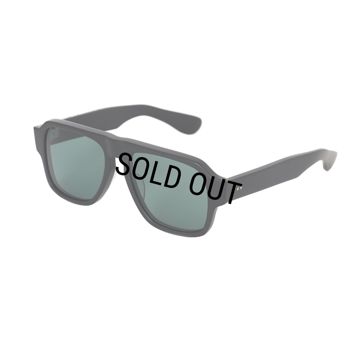 画像1: CHALLENGER/Lunetta BADA SUNGLASSES（BLACK/GREEN LENS）［サングラス-25春夏］ (1)