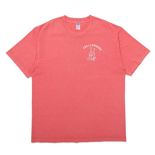 他の写真1: CHALLENGER/PIGMENT PEACE TEE（LT CHERRY）［ピグメント染めプリントT-25春夏］