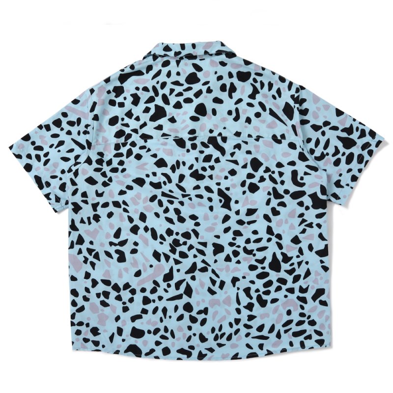 画像2: CHALLENGER/S/S STONE SHIRT（LT BLUE）［ストーンシャツ-25春夏］