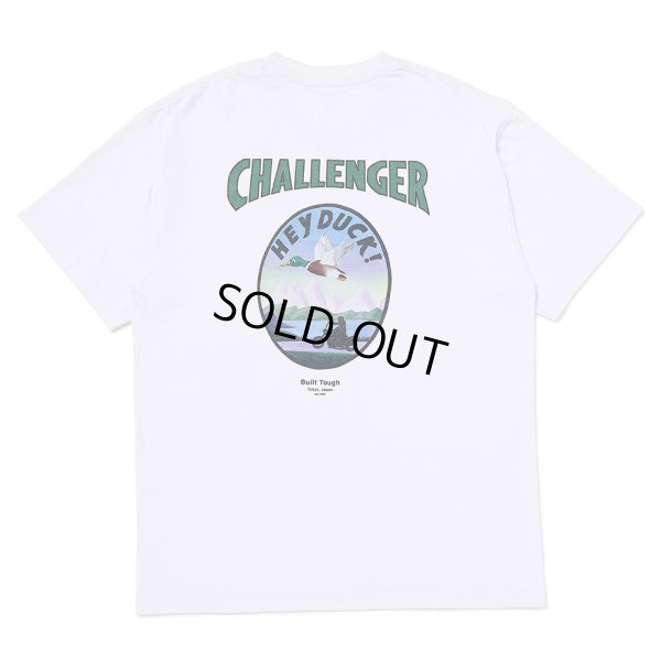 画像1: CHALLENGER/HEY DUCK TEE（WHITE）［プリントT-25春夏］