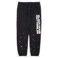 画像1: 【30%OFF】ROTTWEILER/R.W PAINTED SWEAT PANTS（BLACK）［ペイント加工スウェットパンツ-24春夏］ (1)