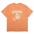 画像1: CHALLENGER/PUNK GIRL TEE（LT ORANGE）［ピグメント染めプリントT-25春夏］ (1)
